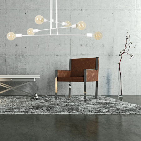 Lampa wisząca MULTIPO 6 WHITE Emibig 697/6 biały
