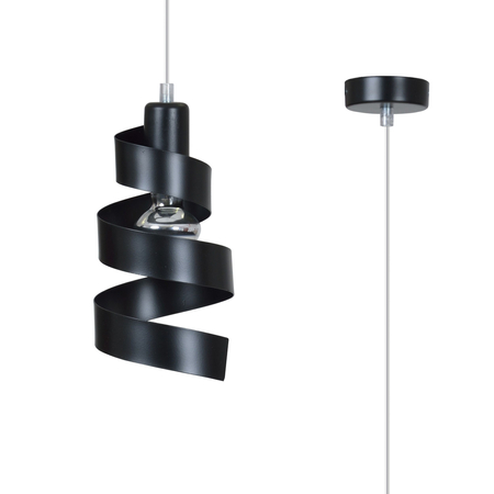 Lampa wisząca SAGA 1 BLACK Emibig 352/1 czarny