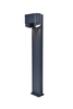 Lampa zewnętrzna Lutec CYPRES 6604004118 szary