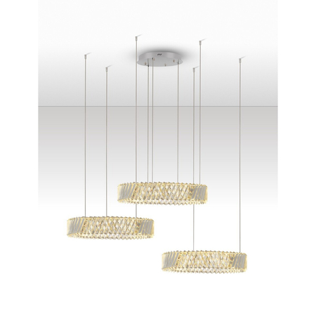 Lampa wisząca Luces Exclusivas CANLIRA LE45156 szary i odcienie szarości