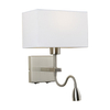 Kinkiet Italux Norte WL-1122-2-BL-SN-RC-WH Nikiel