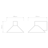 Kinkiet Astro Conic 1451001 Polerowany Chrom