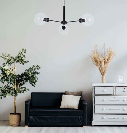 Lampa sufitowa LAMBERT Kaja K-4856 czarny