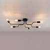 Sollux Lighting Żyrandol VECTOR 6 czarny SL.1447