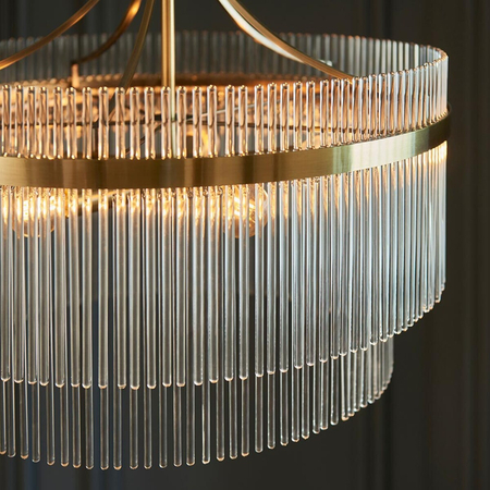 Endon Lighting Lampa wisząca 99166 mosiądz