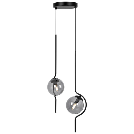 Lampa wisząca Kaja NEVA K-5332 grafitowy, czarny