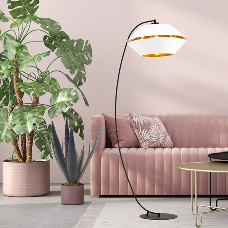 Lampa podłogowa PIANO LP Emibig 1182/LP biały/czarny