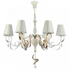 Lampa wisząca Maytoni ARM010-06-W Intreccio - Biały z dodatkiem złota