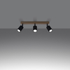 Sollux Lighting Plafon VERDO 3L czarny SL.1293