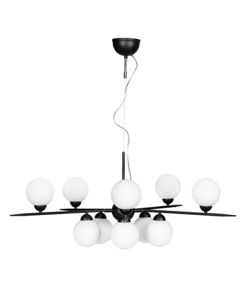 Lampa wisząca By Rydens Punto 4202050-4002 czarny matowy