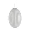 Milagro Lampa wisząca BRAGA WHITE 1xE27 ML0350 CHROM + BIAŁY