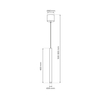Milagro Lampa wisząca MONZA BRASS 1xG9 max 8W LED MLP8839 ZŁOTY