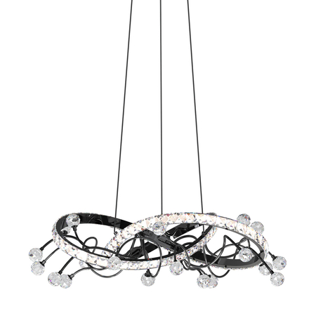 Lampa wisząca Zuma Line MD3481-1S-3BCT MAIA LAMPA WISZĄCA CZARNA/BLACK