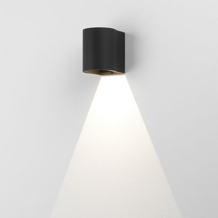 Kinkiet zewnętrzny Astro Dunbar 100 LED 1384003 Czarny z Teksturą