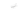 Lampa szynowa Nowodvorski UT-LVM FOCUS SWING LED 11335 Czarny