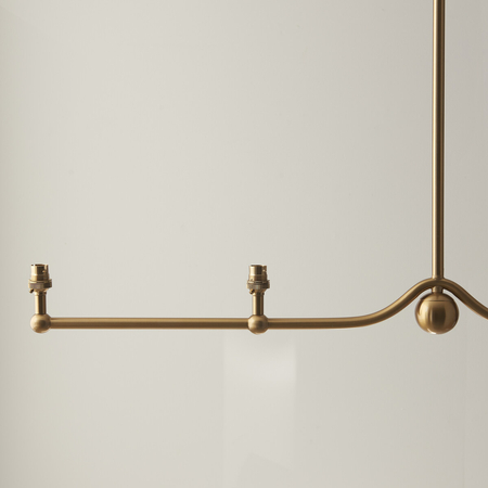Lampa wisząca Endon Lighting Santiago 108211 mosiądz