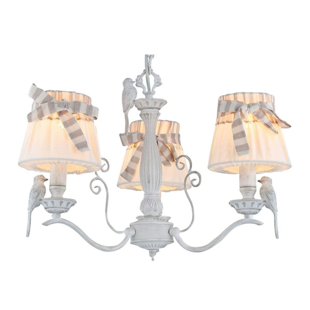 Żyrandol Maytoni ARM013-03-W Bird - Biały Antyczny