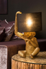 Lampa stołowa Lucide EXTRAVAGANZA CHIMP 10502/81/30 czarny/złoty