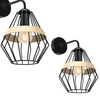 Milagro Kinkiet CLIFF BLACK 1xE27 MLP5523 CZARNY