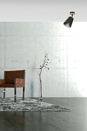 Lampa sufitowa ATLAS 1 BLACK Emibig 725/1 czarny
