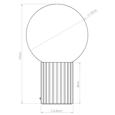 Sollux Lighting Lampa biurkowa HALO ochra czerwona SL.1731