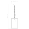 Lampa zewnętrzna wisząca Astro Homefield Pendant 360 1095015 Czarny z Teksturą