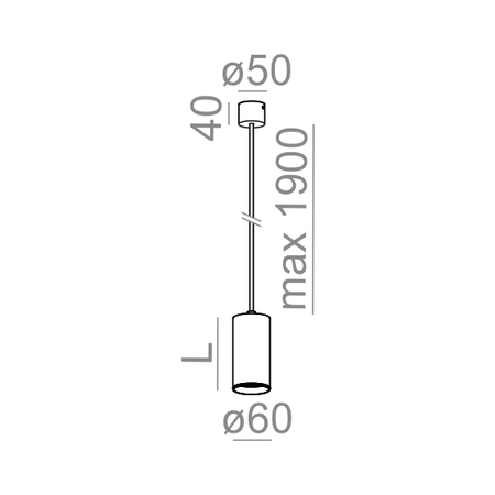Lampa wisząca AQForm Pet LED Biały Struktura