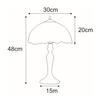Lampa stołowa WITRAŻ Kaja K-G121122 
