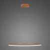Lampa wisząca Ledowe Okręgi No.1 60cm 4k miedziana Dali