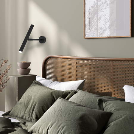 Milagro Kinkiet MONZA BLACK 1xG9 max 8W LED MLP8837 CZARNY