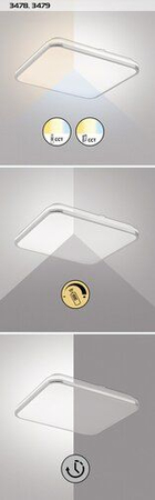 Lampa sufitowa Rabalux Linden 3479 chrom