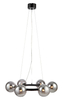 Lampa wisząca Markslöjd CIRCLE 108051 czarny/dymiony