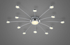 Lampa sufitowa Trio 673311306 srebrny