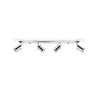 Sollux Lighting Plafon RING 4L czarny SL.0332