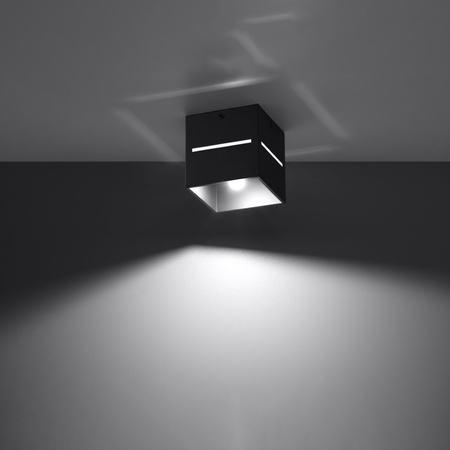 Sollux Lighting Plafon LOBO czarny SL.0207