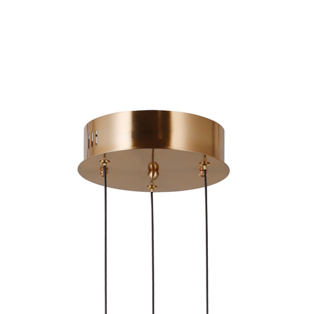Lampa wisząca Italux PND-34362-3-HBR-OPAL złoty