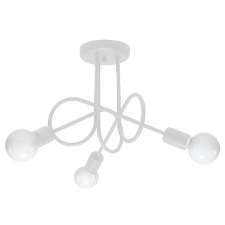 Sollux Lighting Żyrandol LOOP 3 biały SL.1431