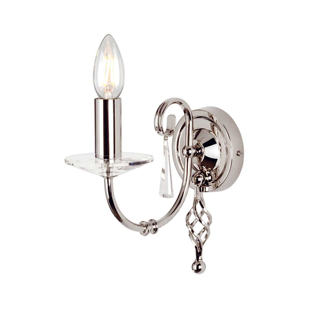 Kinkiet Elstead Lighting Aegean szary AG1-POL-NICKEL