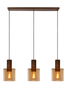Lampa wisząca Lucide TOLEDO 74405/03/62 biały/miedziany