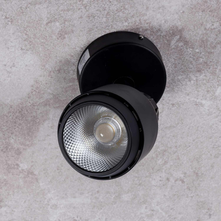 Reflektor nastropowy LED Greenie COB 20W czarny CW