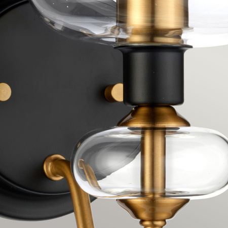 Kinkiet Elstead Lighting Armand czarny/mosiądz DL-ARMAND1-AB