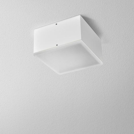 Plafon AQform Only Square LED Surface Biały Struktura