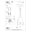 Sollux Lighting Żyrandol GENEVE 50 czarny SL.0736
