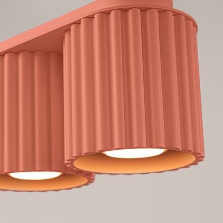 Sollux Lighting Plafon AURA 2 brzoskwiniowy GU10 SL.1825