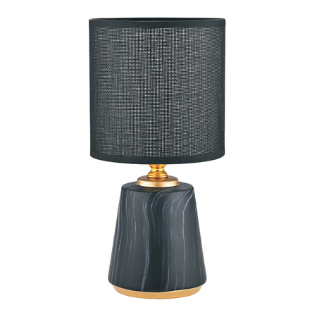 Lampa stołowa Zuma Line HS8605-BL LAMPA STOŁOWA CZARNY/ZŁOTY