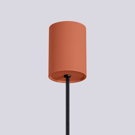 Sollux Lighting Lampa wisząca HALO 1 ochra czerwona SL.1729