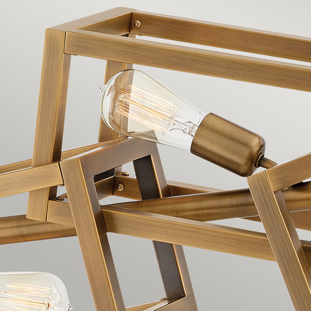 Lampa wisząca Ensemble - 6 źródeł światła - Szczotkowany brąz Quintiesse QN-ENSEMBLE6-BB