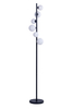 Lampa podłogowa SYBILLA 6 FLOOR BK Azzardo AZ4405 white / black