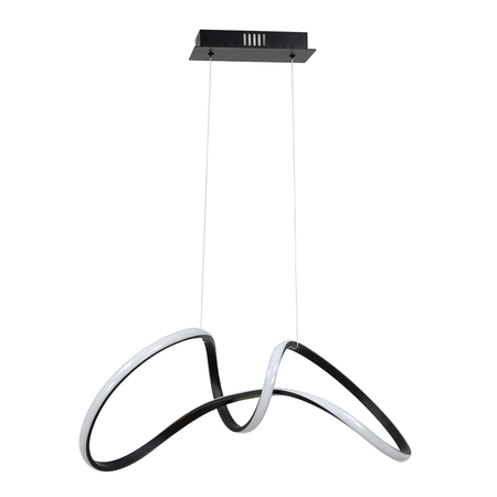 Milagro Lampa wisząca TESORO BLACK 48W LED ML7951 CZARNY