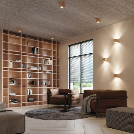 Sollux Lighting Kinkiet QUAD naturalne drewno SL.0491